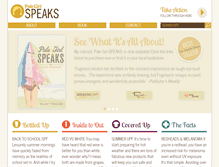 Tablet Screenshot of palegirlspeaks.com